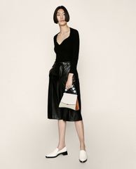CHARLES & KEITH - Giày cao gót mũi nhọn Loafers