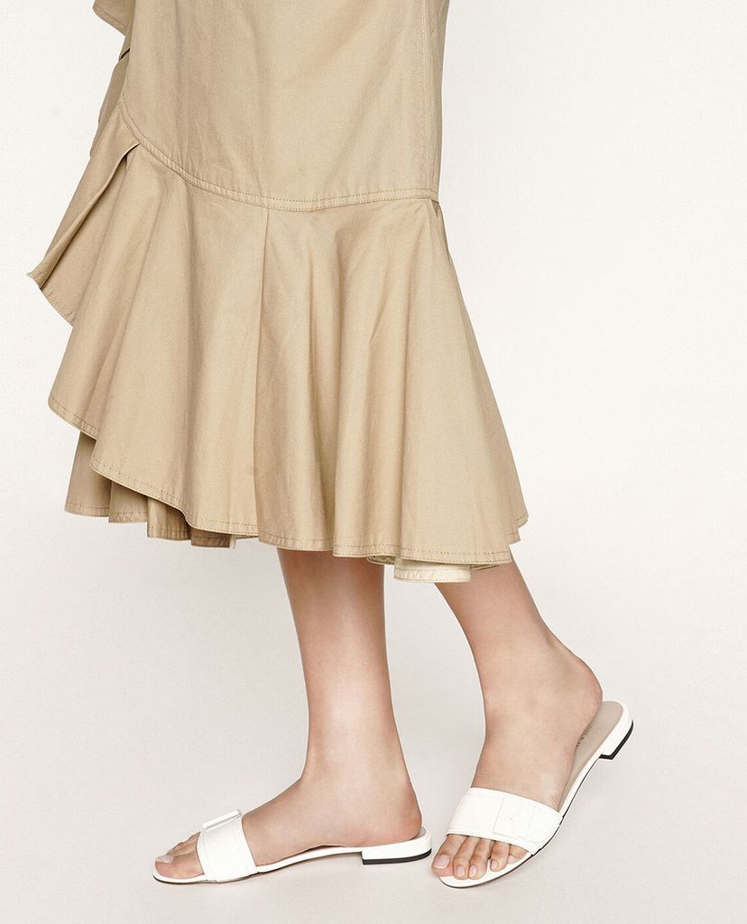 CHARLES & KEITH - Giày sandal nữ quai ngang Buckle Strap Glitter