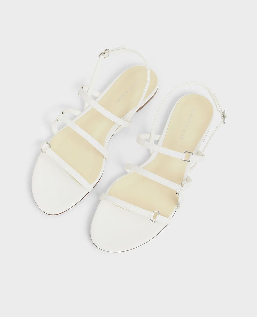 CHARLES & KEITH - Giày sandal nữ quai mảnh Tri Strap Slingback