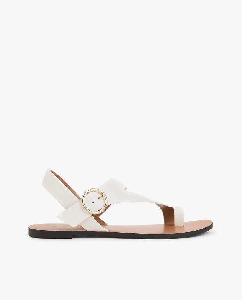 CHARLES & KEITH - Giày sandal nữ Toe Loop Asymmetric Strap