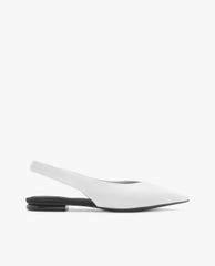 CHARLES & KEITH - Giày đế bệt mũi nhọn Slingback Pointed
