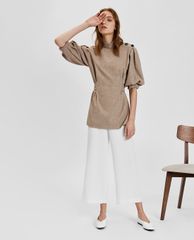 CHARLES & KEITH - Giày đế bệt nữ mũi nhọn V Topline Ballerinas