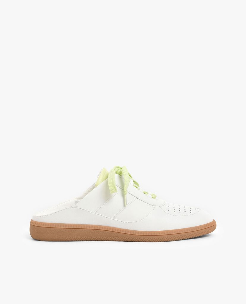 CHARLES & KEITH - Giày mules nữ thời trang Lace Up Sneaker