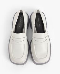 CHARLES & KEITH - Giày đế bệt nữ Chunky Sole Penny Loafers