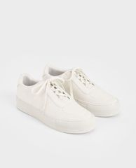 CHARLES & KEITH - Giày thể thao nữ Satin Platform