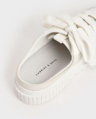 CHARLES & KEITH - Giày sneakers nữ Microsuede Slip On