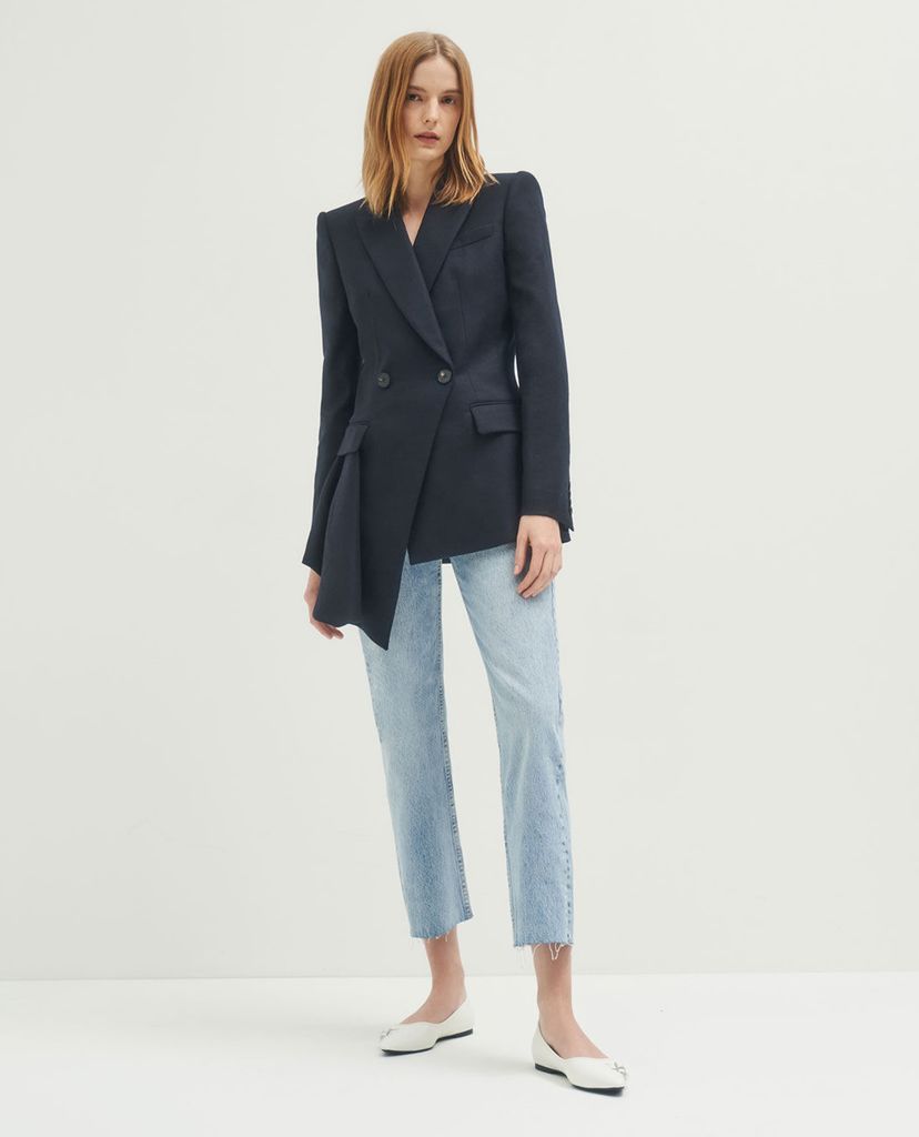 CHARLES & KEITH - Giày búp bê nữ mũi nhọn Half D'Orsay Cut Out