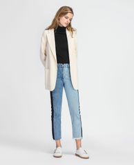 CHARLES & KEITH - Giày thể thao nữ trẻ trung phối quai ngang bảng lớn