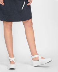 CHARLES & KEITH - Giày búp bê nữ quai chéo hiện đại