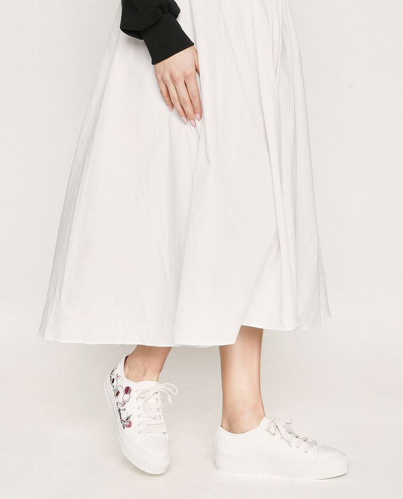 CHARLES & KEITH - Giày thể thao nữ thắt dây Embroidered