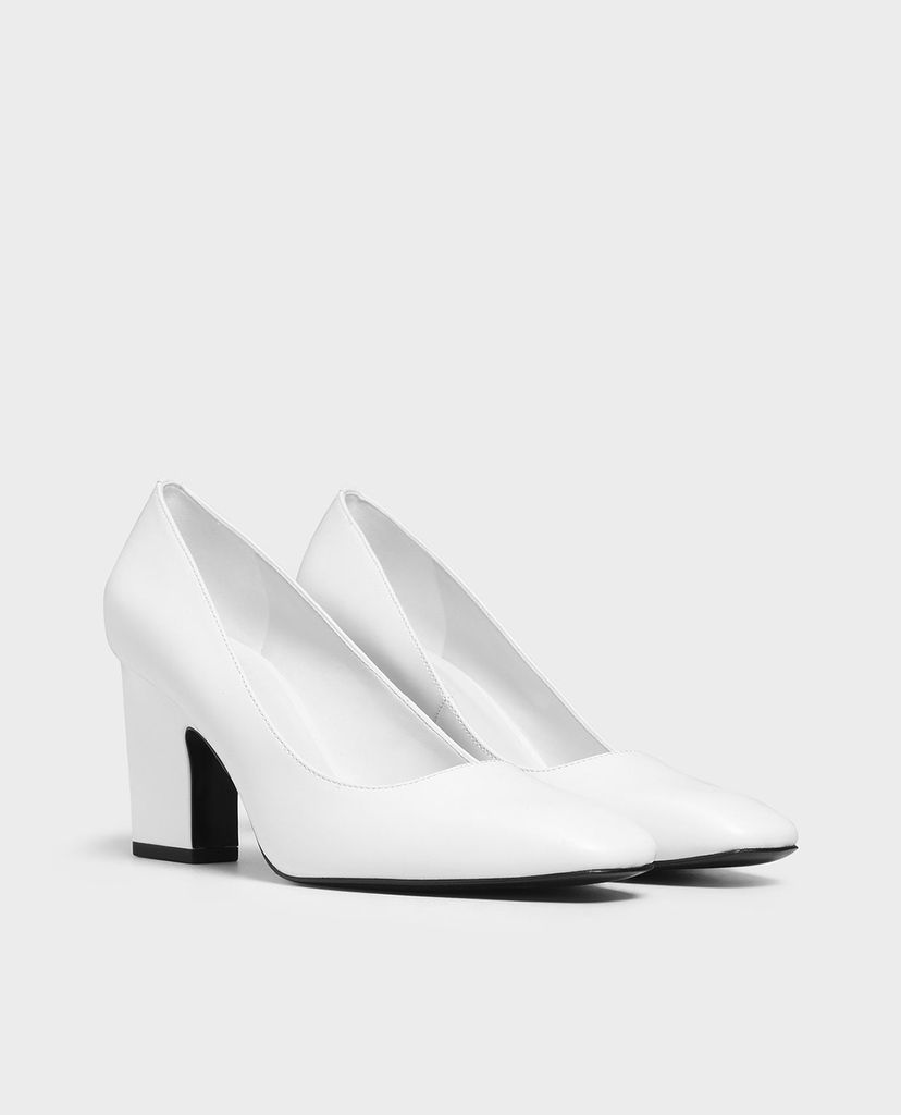 CHARLES & KEITH - Giày cao gót đế vuông Blade