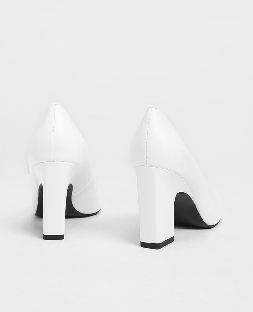 CHARLES & KEITH - Giày cao gót đế vuông Blade