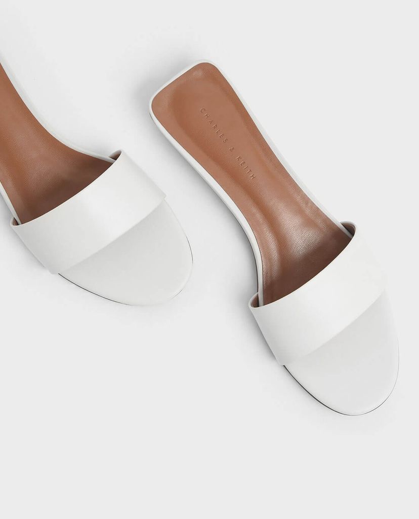 CHARLES & KEITH - Sandal nữ Stacked Heel Slide