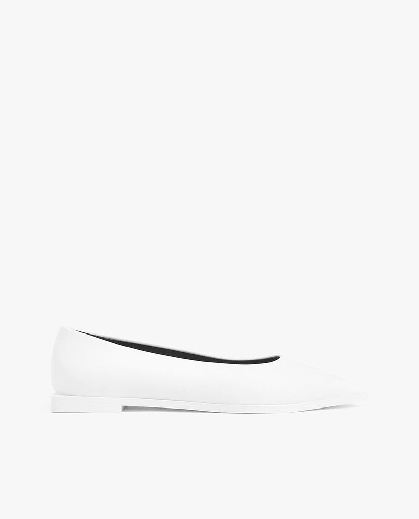 CHARLES & KEITH - Giày đế bệt mũi nhọn Pointed Toe Ballerina