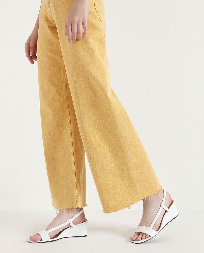 CHARLES & KEITH - Giày đế xuồng Square Toe Slingback