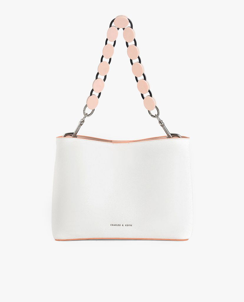 CHARLES & KEITH - Túi rút dây nữ Acrylic Handle Bucket