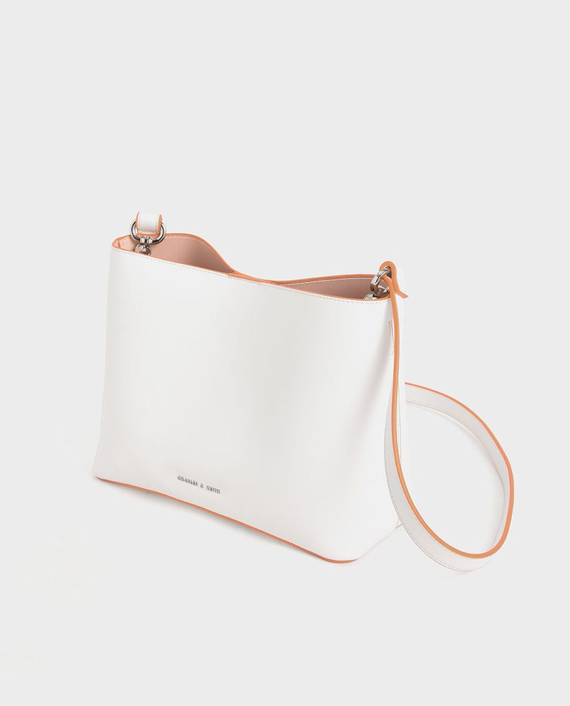 CHARLES & KEITH - Túi rút dây nữ Acrylic Handle Bucket