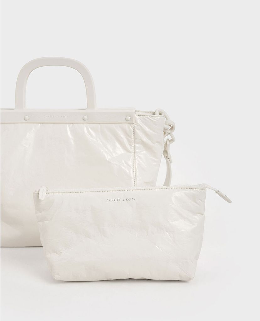 CHARLES & KEITH - Túi đeo vai chữ nhật Large Patent
