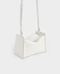 CHARLES & KEITH - Túi xách tay nữ hình hộp chữ nhật Slouchy Top