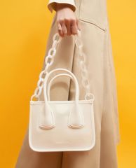 CHARLES & KEITH - Túi xách tay cầm Chain Link