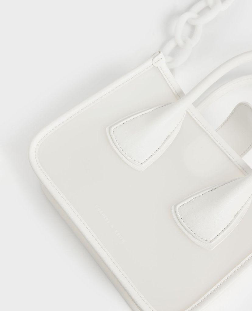 CHARLES & KEITH - Túi xách tay cầm Chain Link