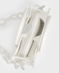 CHARLES & KEITH - Túi xách tay cầm Chain Link