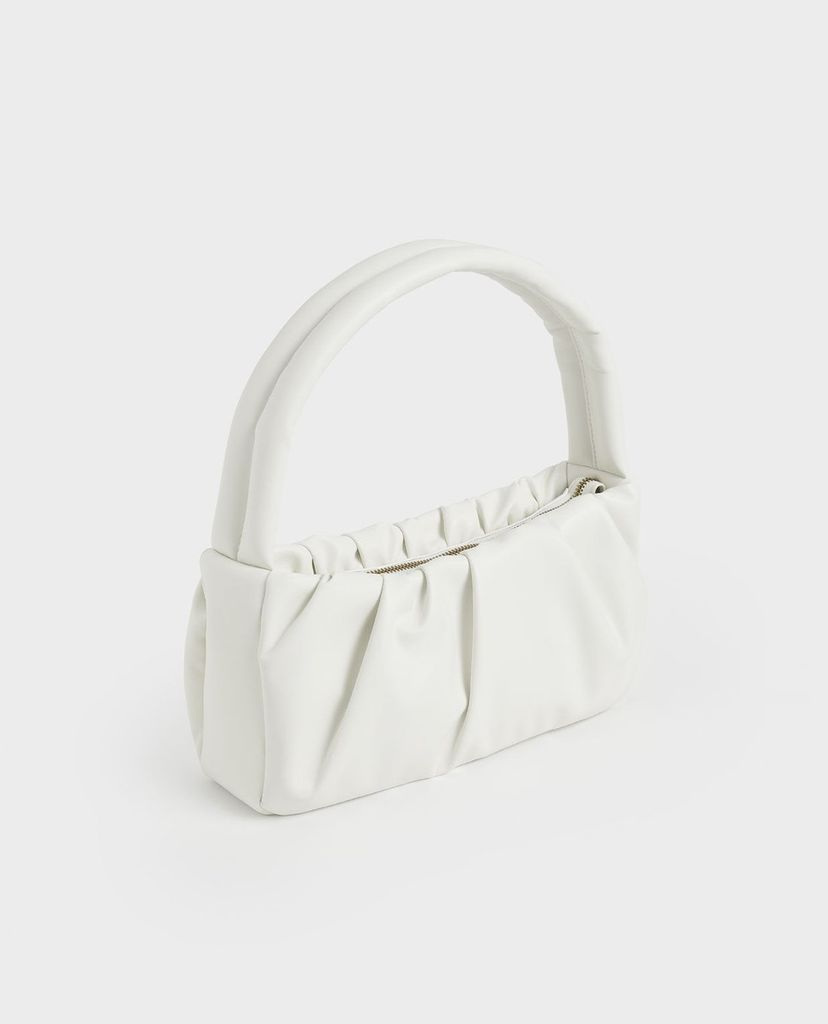 CHARLES & KEITH - Túi xách nữ phom chữ nhật Ruched