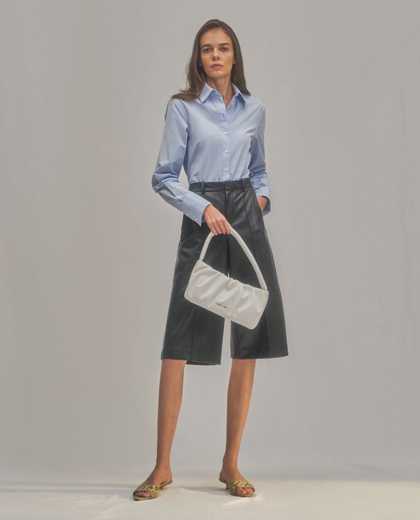 CHARLES & KEITH - Túi xách nữ phom chữ nhật Ruched