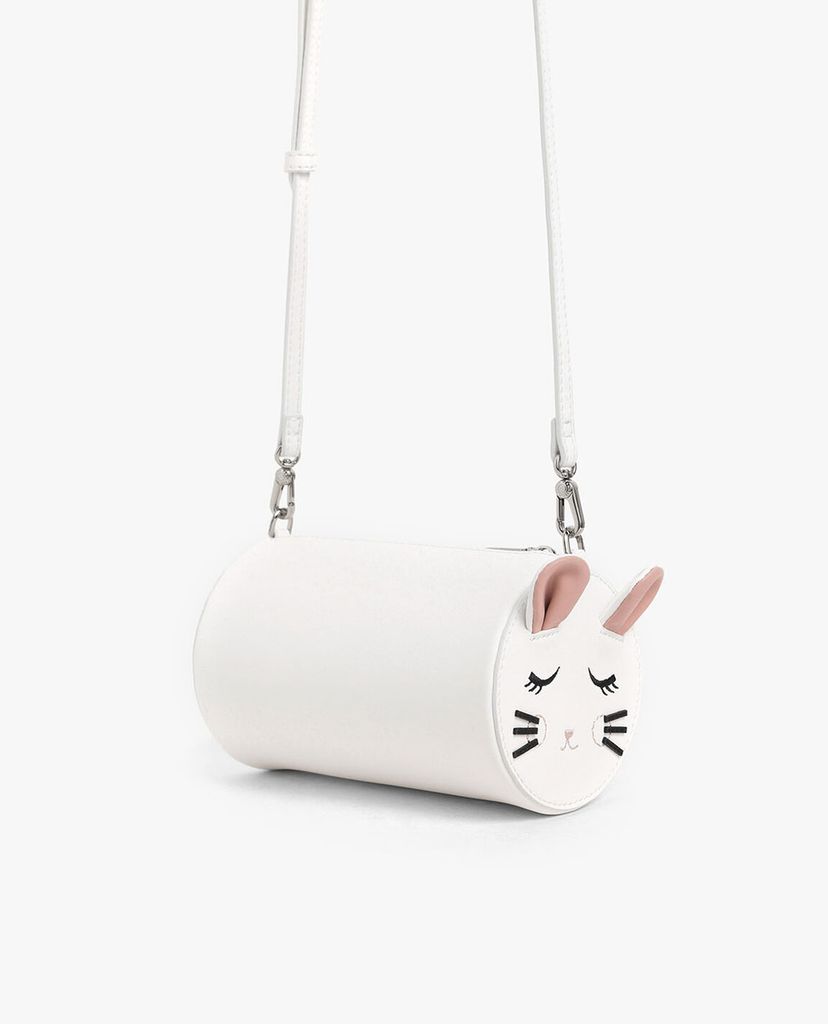 CHARLES & KEITH - Túi đeo vai hình trụ Rat Zodiac Cylindrical