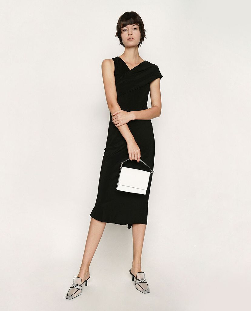 CHARLES & KEITH - Túi đeo chéo chữ nhật Striped Top Handle