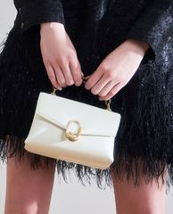 CHARLES & KEITH - Túi đeo chéo nữ phối cùng dây đeo thời trang