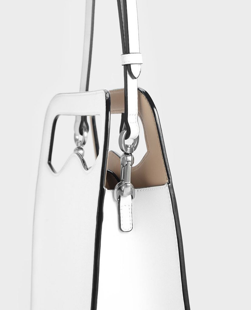 CHARLES & KEITH- Túi đeo vai Asymmetric Cut Top