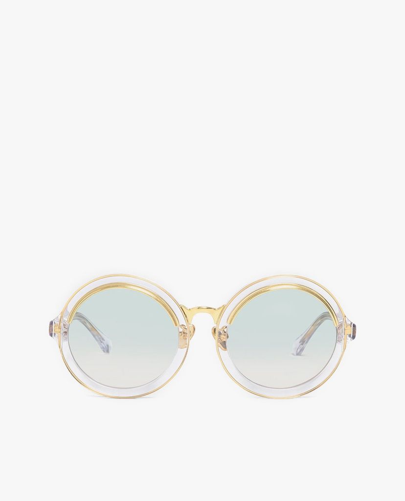 CHARLES & KEITH - Kính mát nữ gọng tròn Thick Frame Round
