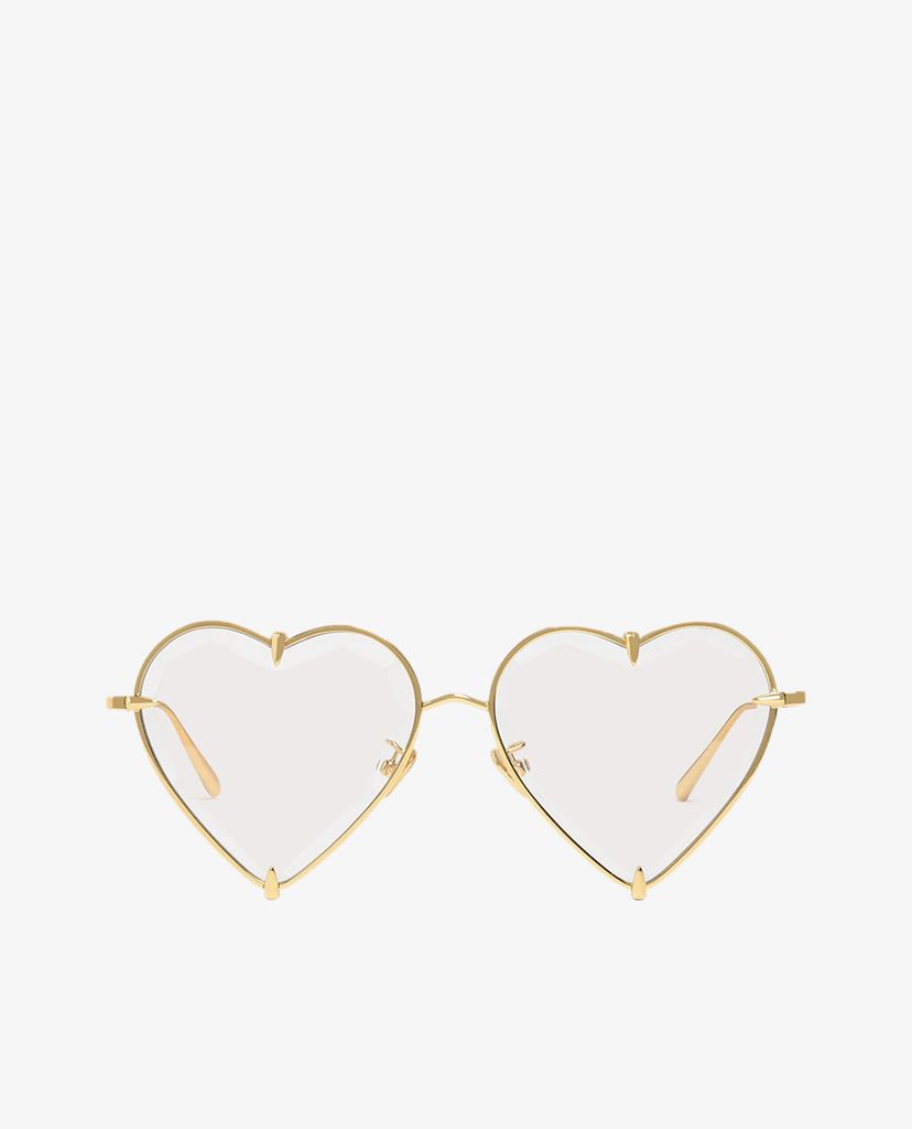 CHARLES & KEITH - Kính mát nữ gọng trái tim Thin Metal Frame