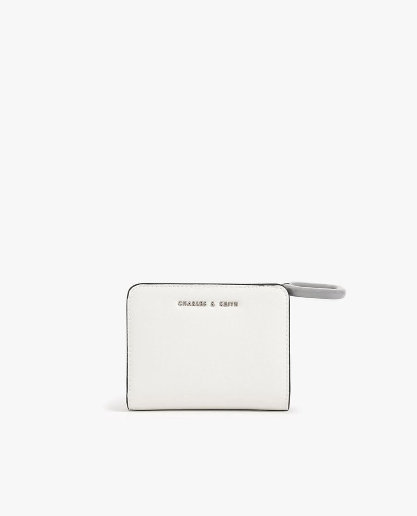 CHARLES & KEITH - Ví nữ dạng gập Mini Top Zip