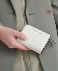 CHARLES & KEITH - Ví nữ dạng gập Mini Top Zip
