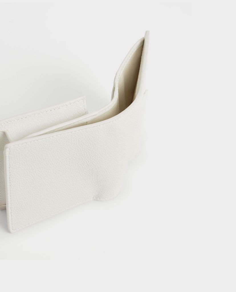 CHARLES & KEITH - Ví đựng name card nữ Snap Button