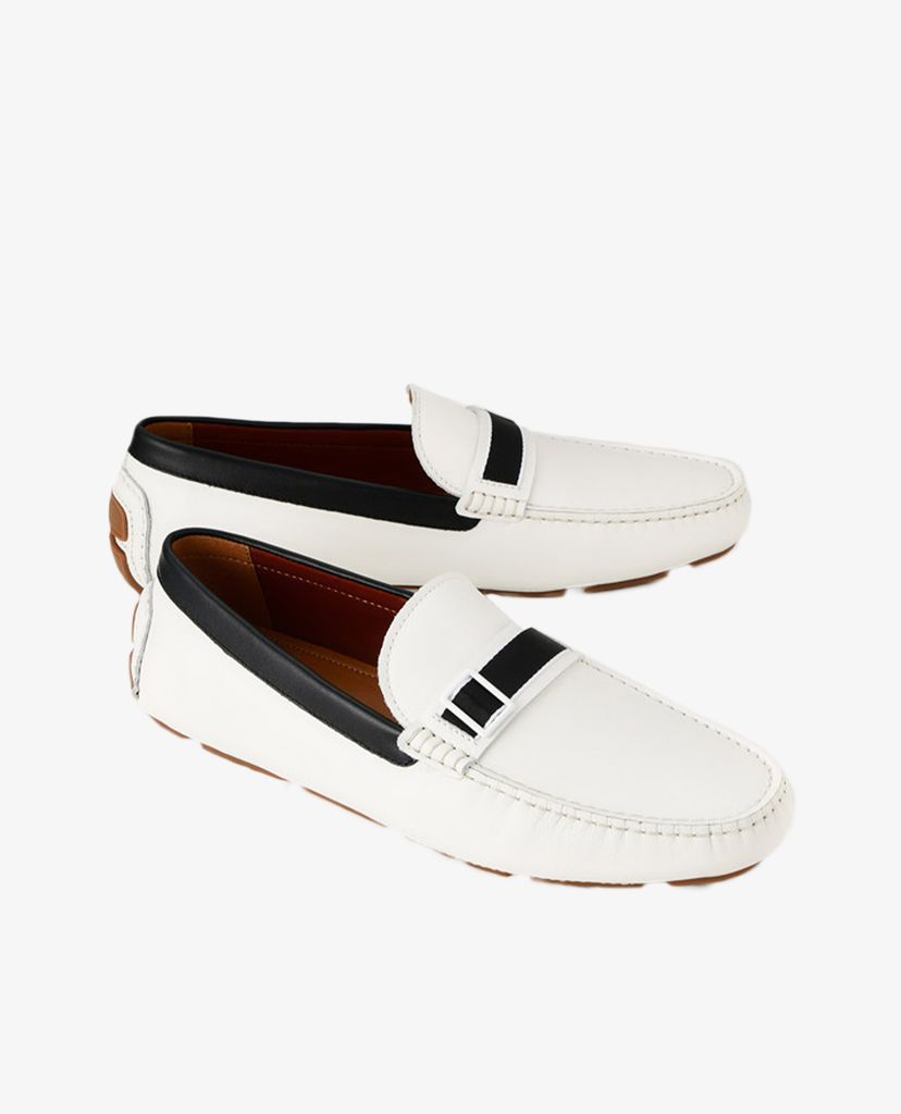 PEDRO - Giày lười nam mũi vuông Buckled Leather Moccasins