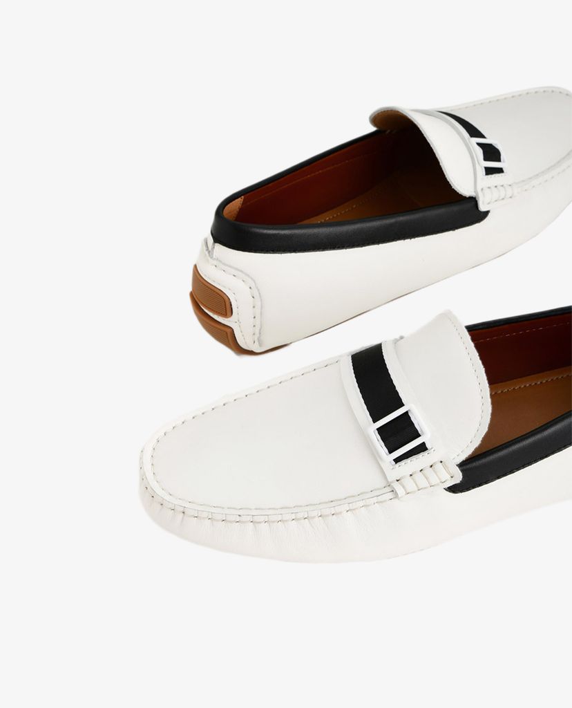 PEDRO - Giày lười nam mũi vuông Buckled Leather Moccasins