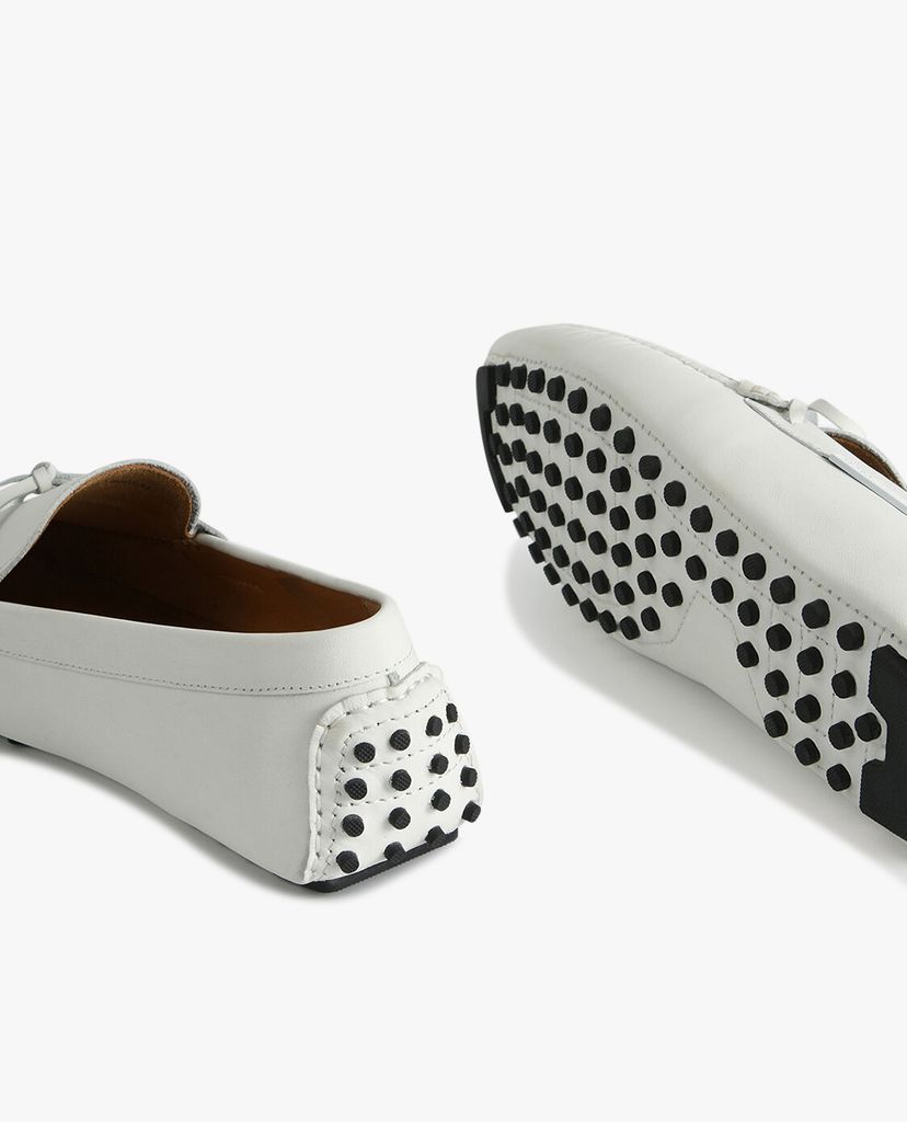 PEDRO - Giày lười nam mũi vuông Bow Detailing