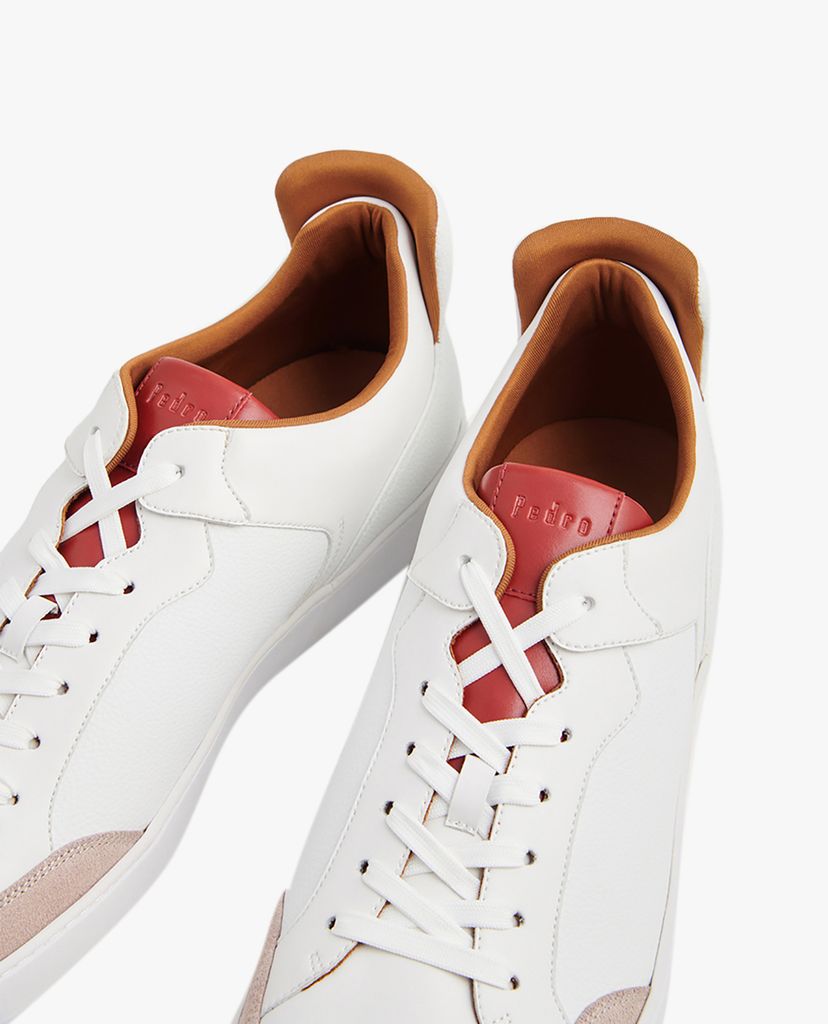PEDRO - Giày thể thao nam thắt dây Felt Trim Lace Up