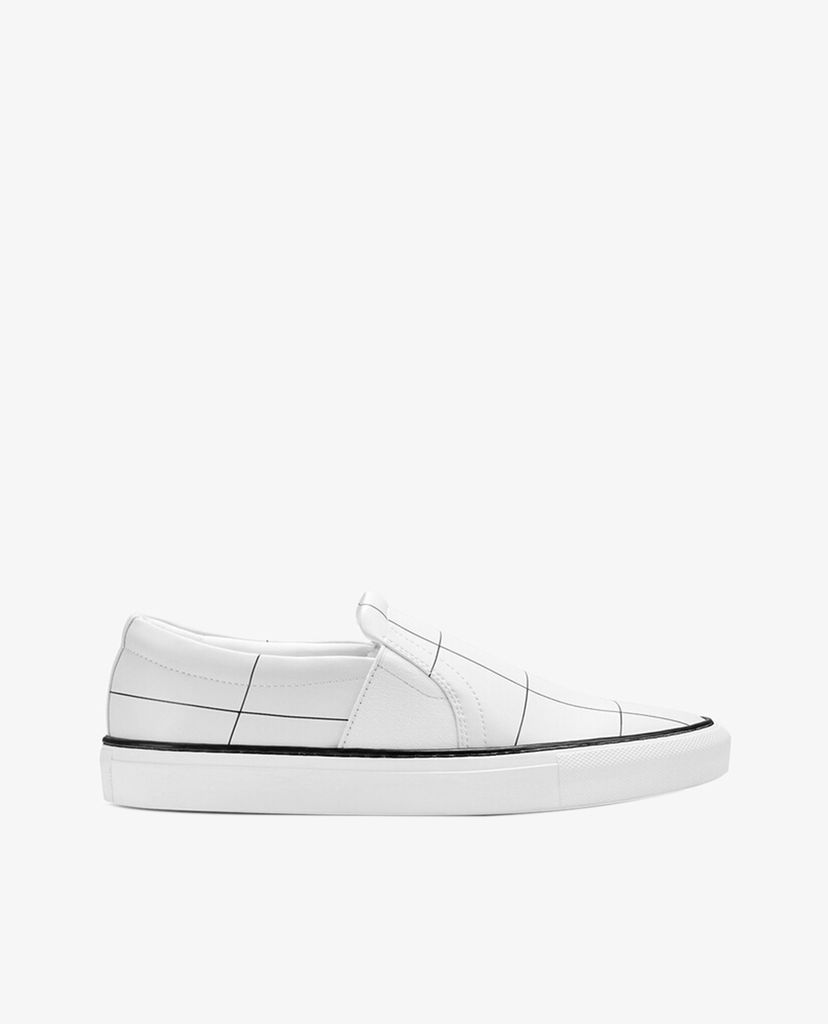 PEDRO - Giày slip on nam ô kẻ Pane Checks