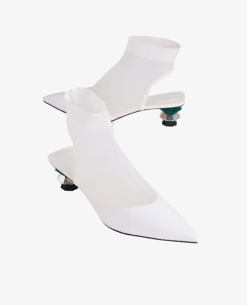 PEDRO - Giày boots nữ mũi nhọn Ankle Mesh Sock