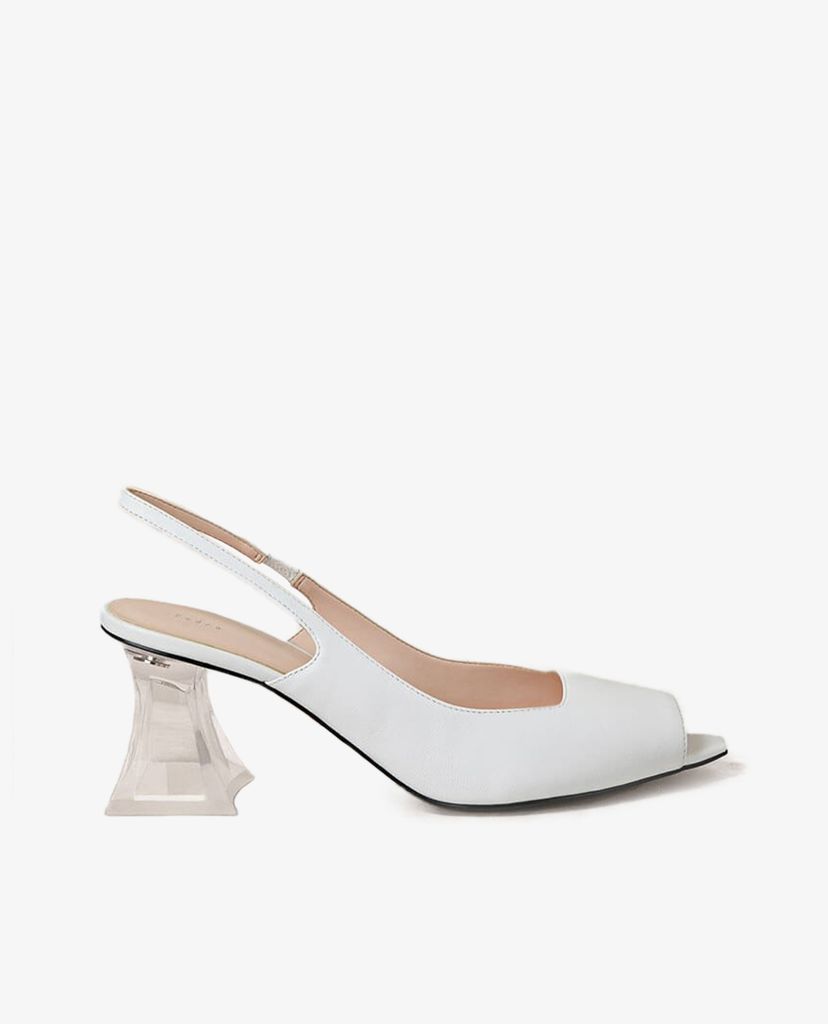 PEDRO - Giày cao gót hở mũi đế vuông Slingback Block