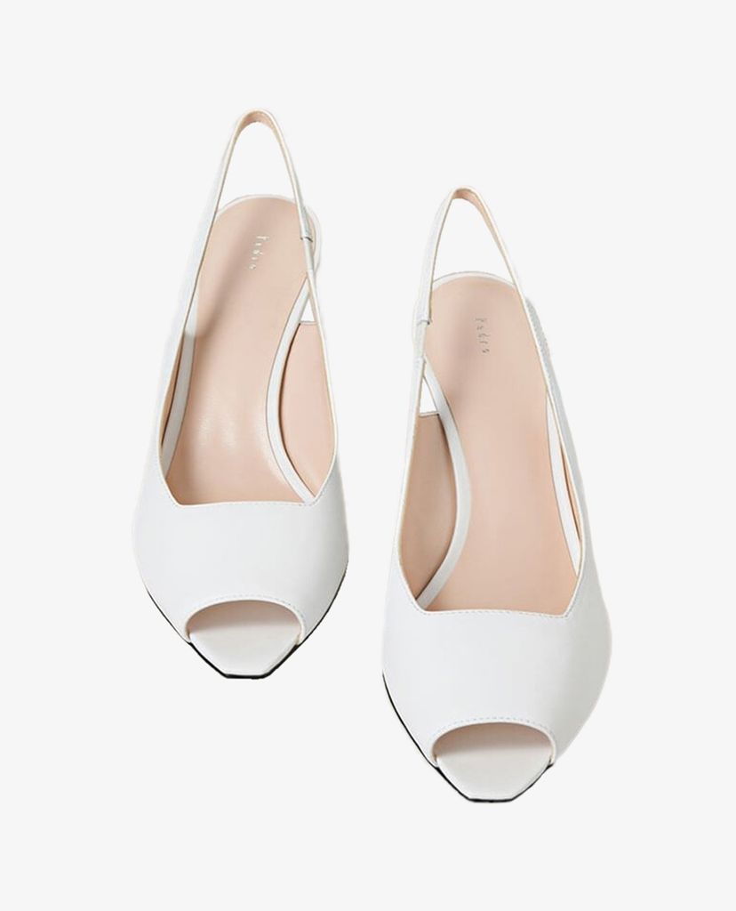PEDRO - Giày cao gót hở mũi đế vuông Slingback Block