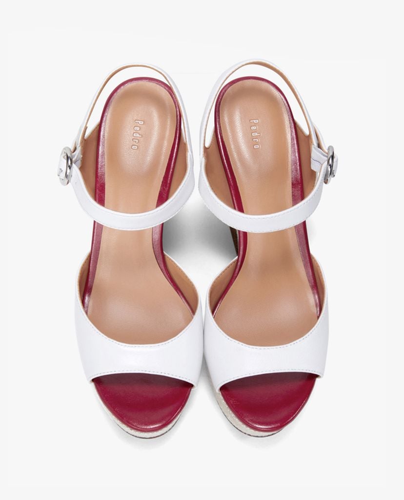 PEDRO - Giày đế xuồng nữ hở mũi Open Toe Wedges
