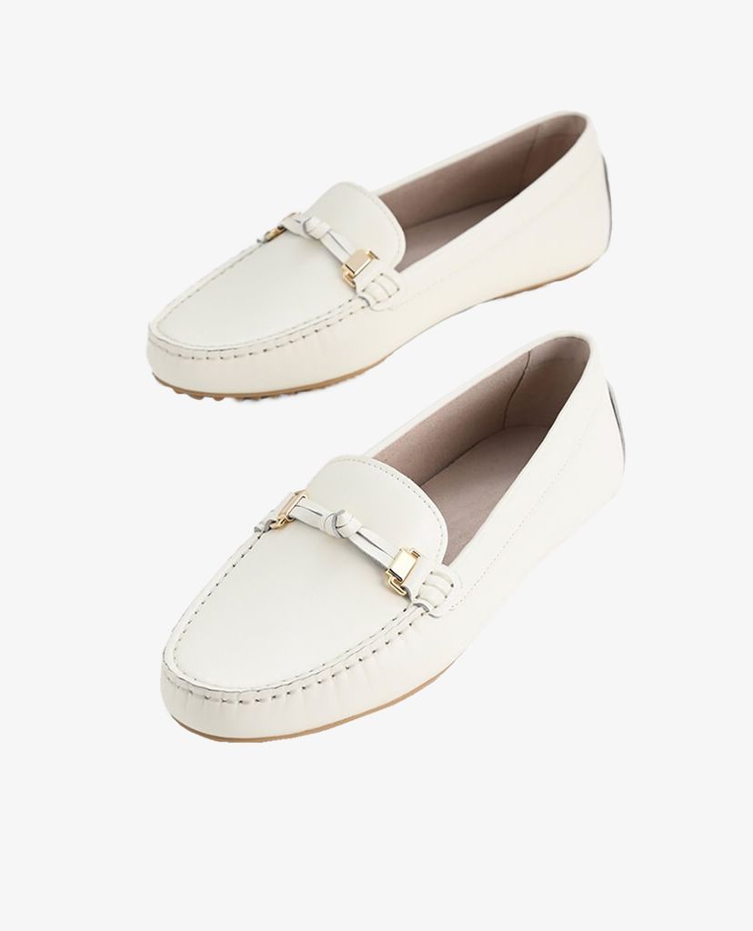 PEDRO - Giày đế bệt nữ mũi tròn Knotted Leather