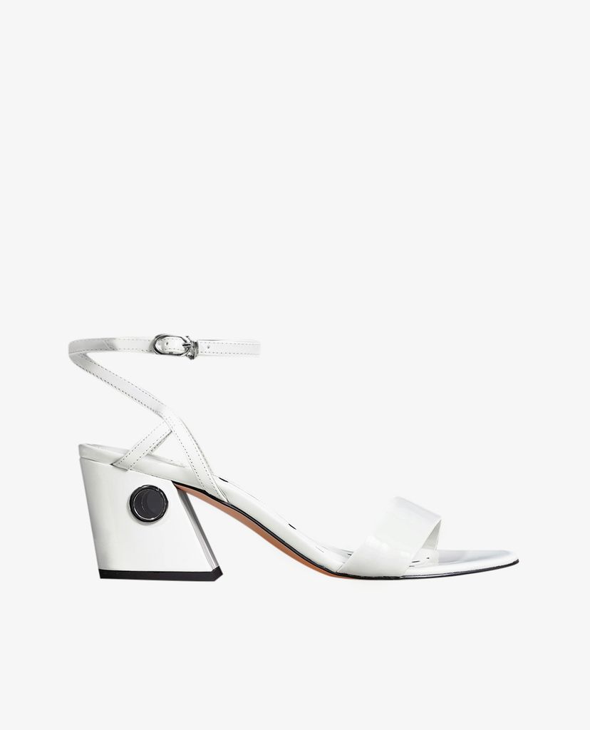 GIày cao gót họa tiết chấm bi Ankle Strap