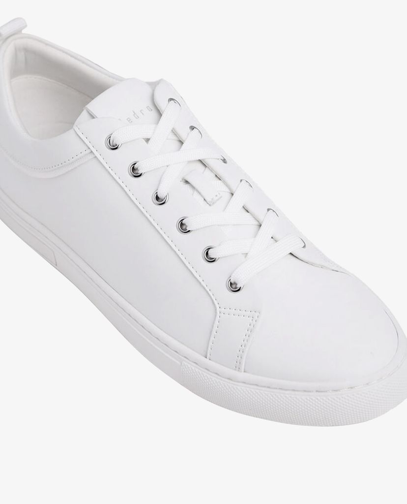 Giày sneaker nữ cổ thấp Pleats Embellished Glitter