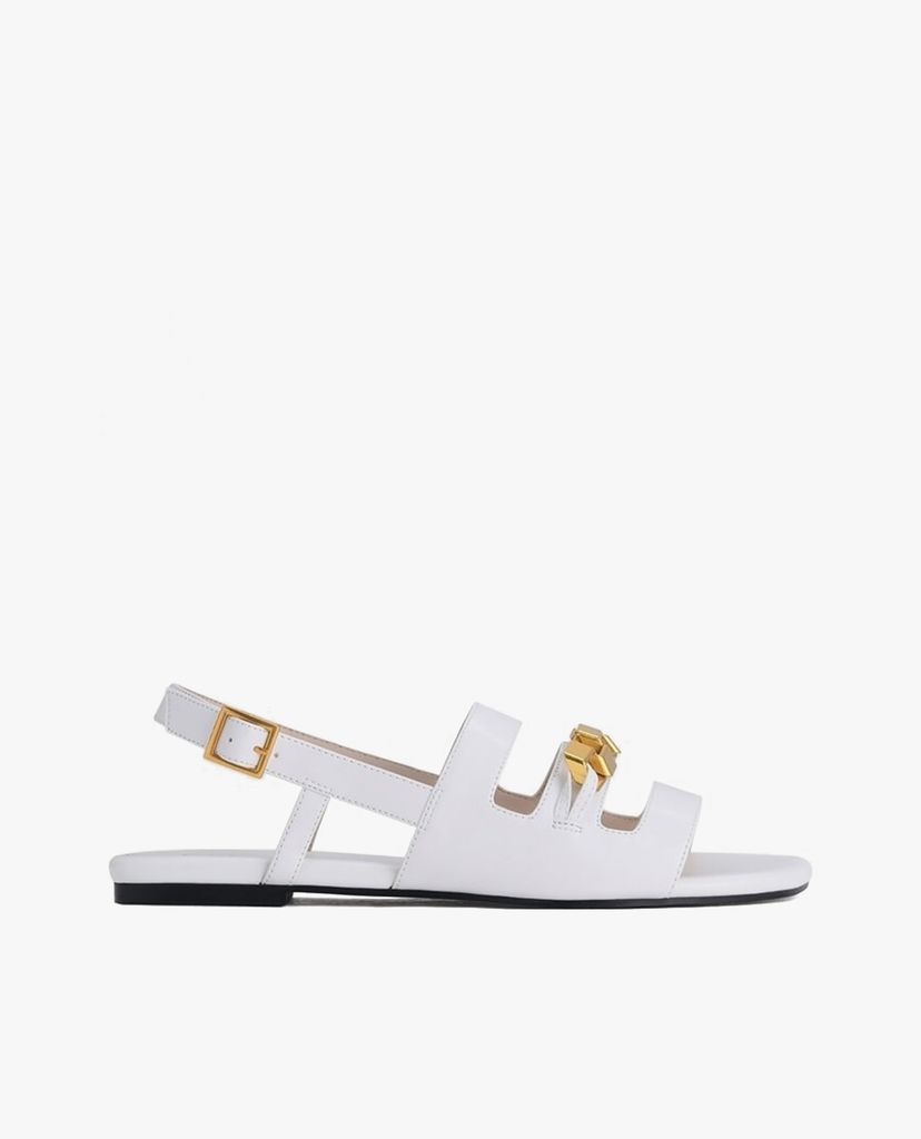 PEDRO - Giày sandal nữ quai ngang Gold Embellished